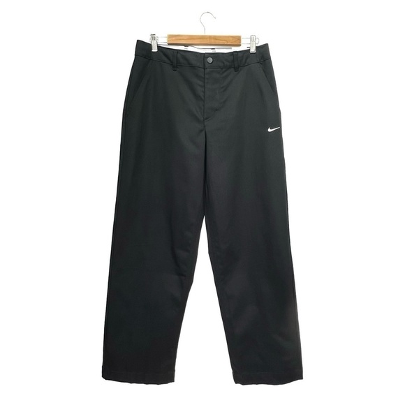 Nike Life Loose Fit Black Chino Pants Men’s Size 32 Medium Cotton New NWT